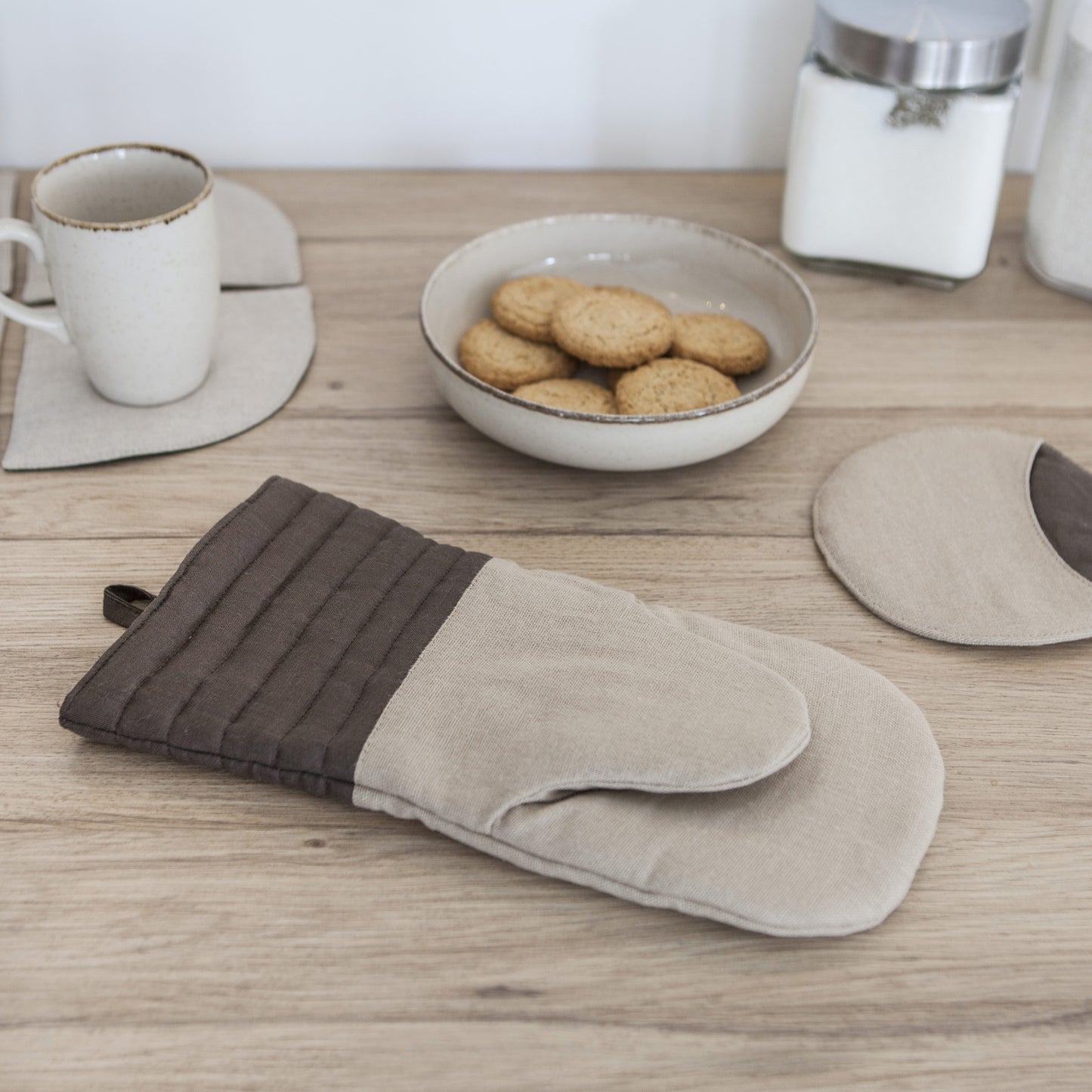 Linen Oven Mitt