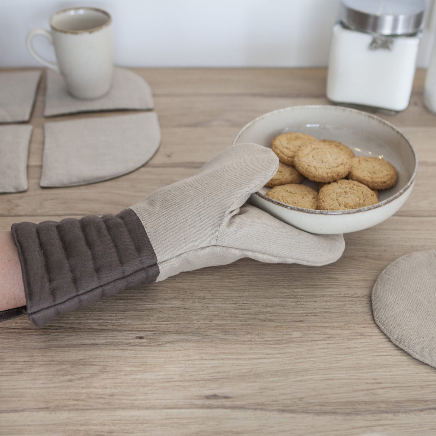 Linen Oven Mitt