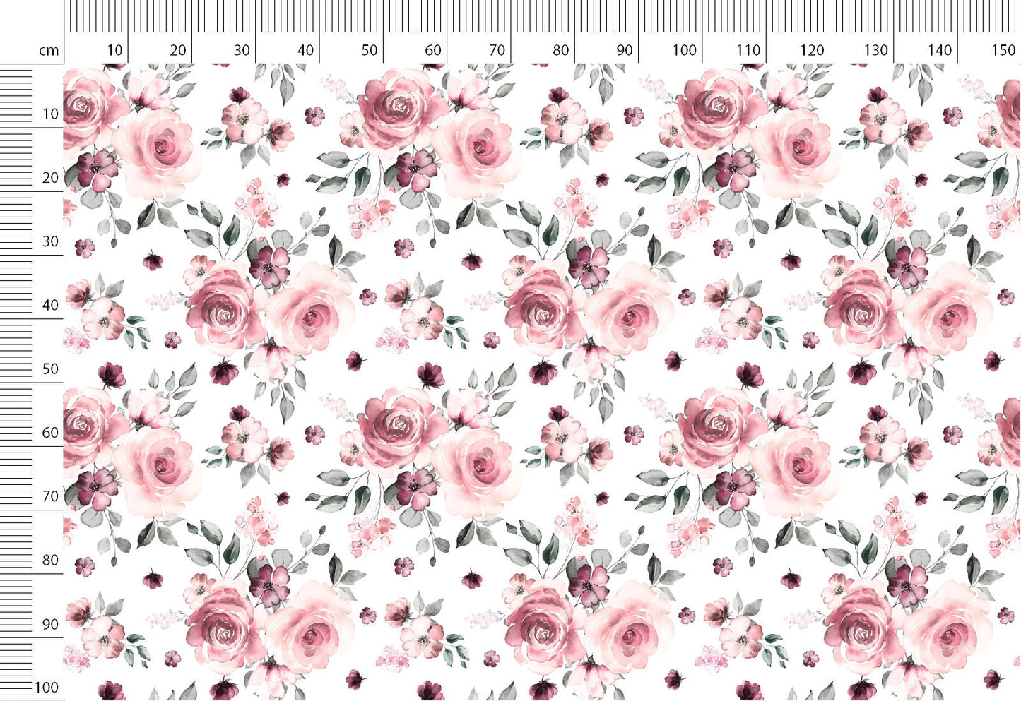 Printed Linen Fabric By The Yard Natural Floral Linen Fabric By The Yard For Clothing & Home Textile - Width 148 cm/1.62yd