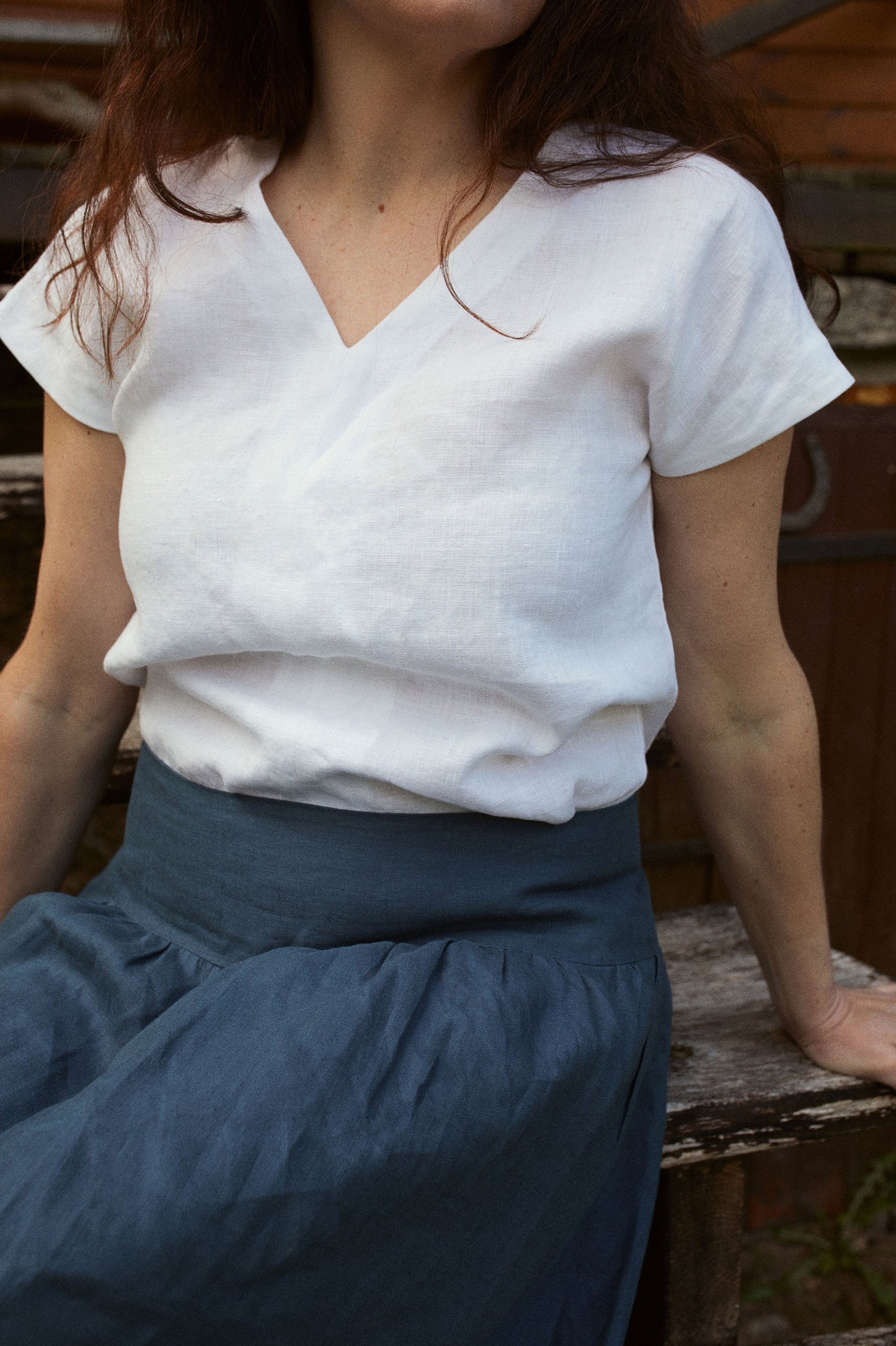 Summer Linen Blouse