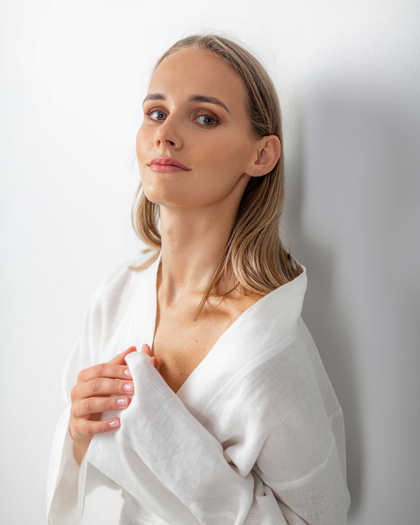 Extremely Soft Linen Bathrobe