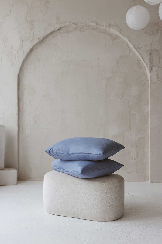 Soft Linen Pillowcase with Envelope Closure