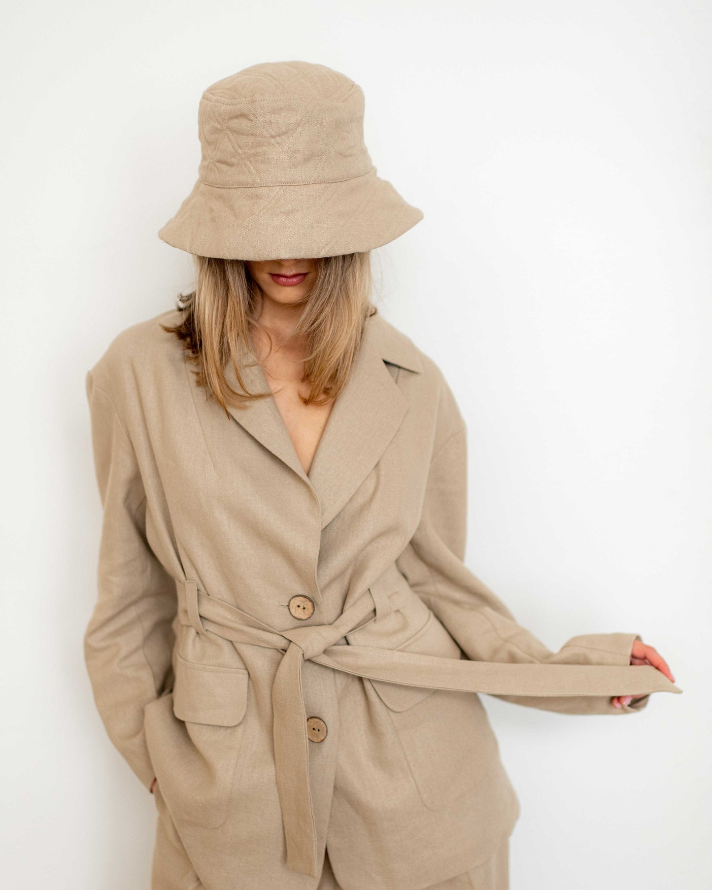 Fall Winter Linen Hat